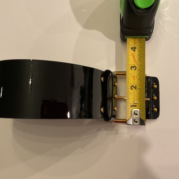 NWT Saint Laurent Black Patent  Leather Softy Belt 90 main image 11